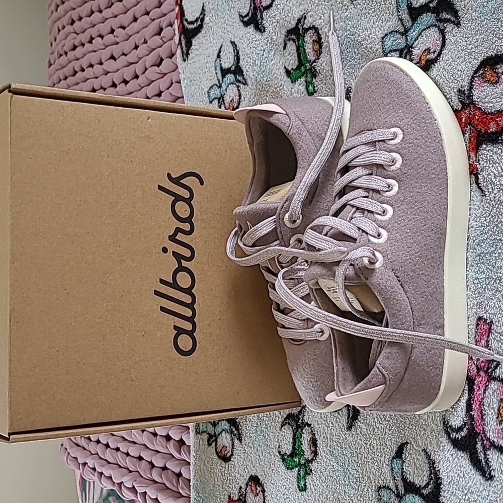 Allbirds Women's Sneakers in Lavender and Cream